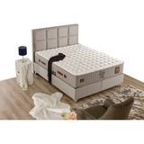 İmaj Sılver Lıne Set Tek Kişilik Yatak Seti 90 x 200 Başlık + Sandıklı Baza+ Ortopedik Yatak - Çok Renkli - 90 x 200 cm