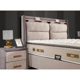 İmaj Sleep Maker Set Çift Kişilik Yatak Seti 200 x 200 Başlık + Sandıklı Baza+ Ortopedik Yatak - Çok Renkli - 200 x 200 cm