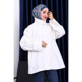 İmajButik Ekru Düğmeli Astarlı Gabardin Ceket