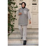 İmajButik Siyah Önü Etiketli Iki Iplik Tesettür Takım