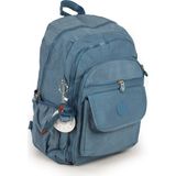 İmaks 571 Krinkıl / Klinkır Su Geçirmez Hafif Çok Gözlü Spor, Seyahat, Okul, Laptop Sırt Çantası Mavi 2A - 44*30*15
