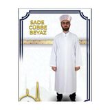 İmam Cübbesi Sade Beyaz Cübbe İmam Cüppe Sade İmam Cübbe