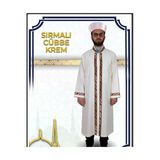 İmam Cübbesi Sırmalı Cübbe Krem Cübbe İmam Cüppe İmam Cübbe