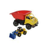 İmamoğlu Oyuncak Sürtmeli Kamyon Ve Dozer Büyük Boy 42 Cm