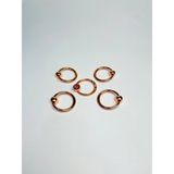 İmamoğlu Zamak Düz Yuvarlak Halka Kulp - Rose - 55 mm - 5 Adet