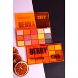 Iman Of Noble 15'li Berry Cola Renkli Turuncu Ambalajlı Sedefli ve Mat Far Paleti