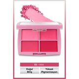 Iman Of Noble Lucky Model Doğal Bitişli 4’lü Allık Paleti No:1 - Pembe