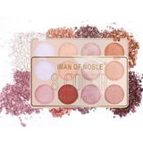 Iman Of Noble Mujgan 8 Renkli Sedefli Highlighter Far Paleti 843D - Beyaz