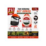 İmaya Buhar Yapmaz Tırpan Maskesi + 3.30Mm 42Mt. Burgulu Misina (2'Li Ekonomik Paket)