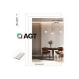 İMBAŞ AGT Duvar Lambri Profili Lb 2050- SOFT TOUCH BEYAZ