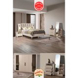 İMBAŞ Anadolu Yatak Odası Takımı %100 MDF - Bazalı