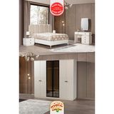 İmbaş Bodrum Yatak Odası Takımı %100 MDF Modern Tasarım 4 Parça Montajlı