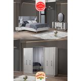 İMBAŞ İnci Yatak Odası Takımı %100 MDF - Bazalı