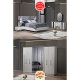 İmbaş Inci Yatak Odası Takımı %100 Mdf - Montajlı