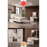İMBAŞ Kardelen Yatak Odası Takımı %100 MDF - Bazalı