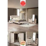 İmbaş Karşıyaka Yatak Odası %100 Mdf - Bazalı - Montajlı