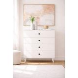 İmbaş Opal 4 Çekmeceli Beyaz Şifonyer 70x44x87 cm Suntalam Malzemeden Fonksiyonel Tasarım
