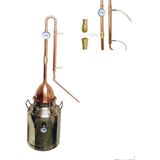 İmbikusta Bakır Kubbe Kapaklı 30 Litre Potstill Bakır imbik Damıtma Sistemi