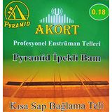 imece Akort Pramid Kısa Sap Bağlama-Saz Teli 0.18 + Tezene Hediye