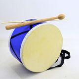 imece İmece Çocuk Davulu Mor Renk Hayvan Derili 28-30 cm Tokmak+Çubuk
