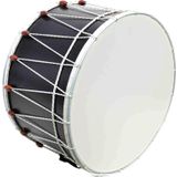 İMECE KDB-45PP ASMA DAVUL KONTRAPLAK 45 CM PLASTİK DERİ İPLİ BONCUKLU TOKMAK ÇUBUK HEDİYE