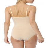 Imer 9251 Bayan Ince Askılı Çıtçıtlı Body - Ten - 2XL