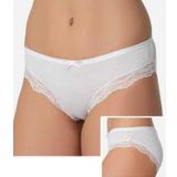 Imer Bayan Dantelli Modal Slip Bikini Külot 4236