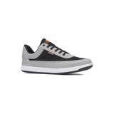 İmerShoes Erkek Gri Siyah Sneaker Bağcıklı Hafif Rahat Fileli Hava Alan Günlük Yürüyüş Spor Ayakkabısı 014