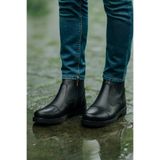 İmerShoes Günlük Erkek Ayakkabı Dışı Hakiki Deri İçi Kürklü Büyük Numara Kaymaz Taban Fermuarlı Kışlık Bot 087