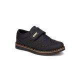 İmerShoes Günlük Erkek Çocuk Siyah Deri Cırtlı Kaymaz Dikişli Taban Sünnet Düğün Okul Ayakkabısı 06