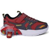 İmershoes Günlük Erkek Çocuk Spor Ayakkabı Cırtlı Lastik Bağcık Garaj Detaylı Taban Rahat Sneaker 58272 - Kırmızı