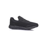 İmerShoes Günlük Erkek Yetişkin Siyah Sneaker Büyük Numara Spor Ayakkabı Lastik Bağcıklı Nefes Alabilen 110