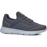 İmershoes Günlük Erkek Yetişkin Sneaker Büyük Numara 45-50 Spor Ayakkabı Lastik Bağcıklı Nefes Alabilen 110 - Füme