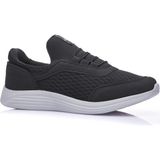 İmershoes Günlük Erkek Yetişkin Sneaker Büyük Numara 45-50 Spor Ayakkabı Lastik Bağcıklı Nefes Alabilen 110 - Siyah - Beyaz