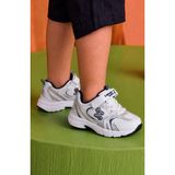 İmershoes Günlük Unisex Çocuk Spor Ayakkabı Cırtlı Lastik Bağcık Desenli Rahat Hafif Taban Sneaker 180 - Lacivert