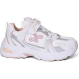 İmershoes Günlük Unisex Çocuk Spor Ayakkabı Cırtlı Lastik Bağcık Desenli Rahat Hafif Taban Sneaker 180C - Pembe