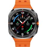 Imex Ultra Amoled Ekran Akıllı Saat 2 Kordonlu Titanyum Grey 46MM - Turuncu