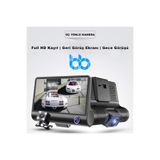 İMEXTECH 4 İnç Araç İçi Kamera, Full HD 1080P DVR Kayıt Cihazı, Geri Görüş ve Park Monitörü BBDASHCAM4