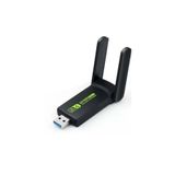 İMEXTECH AX1800 Kelebek Model Wireless Adaptör, USB 3.0, Çift Anten, Siyah BBZR567A