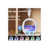 İMEXTECH Balık Tanklı Bluetooth Hoparlörlü Hava Nemlendirici, 700ml, Beyaz