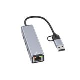 İMEXTECH BİLİŞİM BURADA HC78 USB TYPE C 2 İN 1 USB HUB ETHERNET ÇEVİRİCİ BBHC78