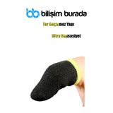 İMEXTECH Bilişim Burada PUBG Oyun Eldiveni, Ter Geçirmez, 1 Çift 2 Adet Parmak Eldiven, Sarı