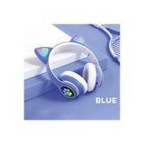 İMEXTECH Bilişim Burada STN28 Bluetooth Işıklı Kedi Tasarımlı Katlanabilir Çocuk Kulaklık