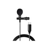 İMEXTECH BİLİŞİM BURADA ZR258 JH02 TYPE-C Kablolu Mikrofon, Siyah BBZR258