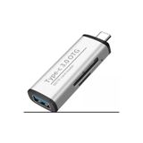 İMEXTECH BİLİŞİM BURADA ZR427 ADS103 Type-C Card Reader USB Hub, Gri BBZR427