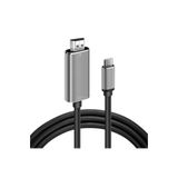 İMEXTECH BİLİŞİM BURADA ZR627 Type-C HDMI Kablo, 4K 60Hz, Gri BBZR627