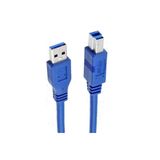 İMEXTECH BİLİŞİM BURADA ZR72 USB 3.0 Yazıcı Kablosu, Mavi BBZR72