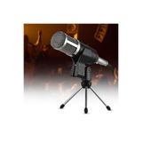 İMEXTECH HAIKI HK-100 Masaüstü Kondenser Stüdyo Podcast Yayıncı Mikrofonu, 3 Metre Kablolu BBPM26575