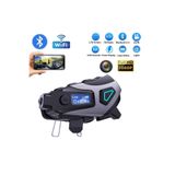 İMEXTECH K10 Motosiklet Kask Bluetooth 5.4 Kulaklık, Su Geçirmez, LCD Ekran, FM Radyo, HD Kameralı İntercom BBK10INTERCOM