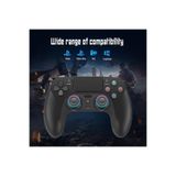 İMEXTECH PS4/Pro/Slim/PC Uyumlu Kablosuz Oyun Kumandası, Çift Titreşimli, 6 Eksenli Jiro Sensör, Touchpad, Siyah BB4012BBLACK